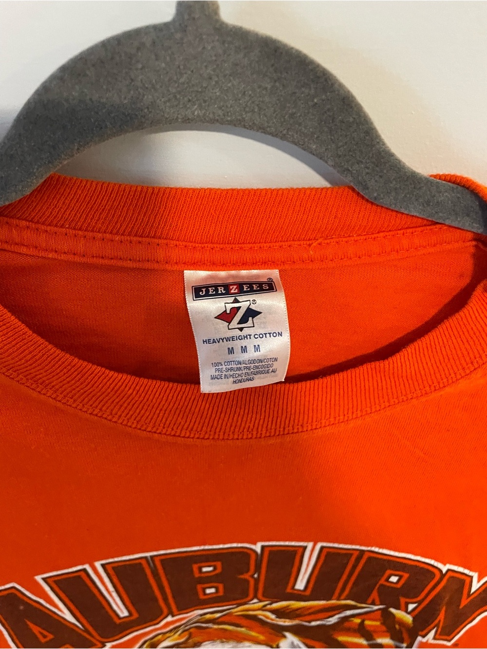 Auburni Tigers Orange Graphic Tee size M - Picture 2 of 3